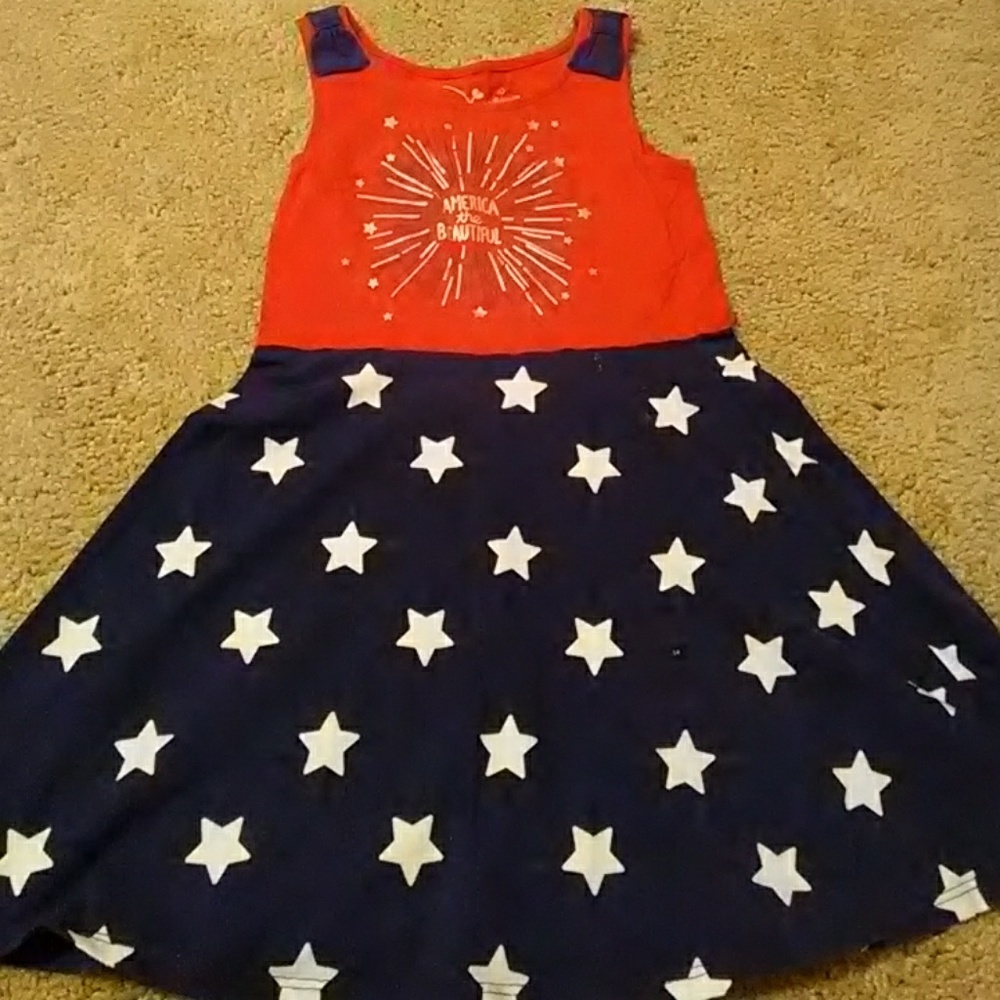 Red white and blue dress